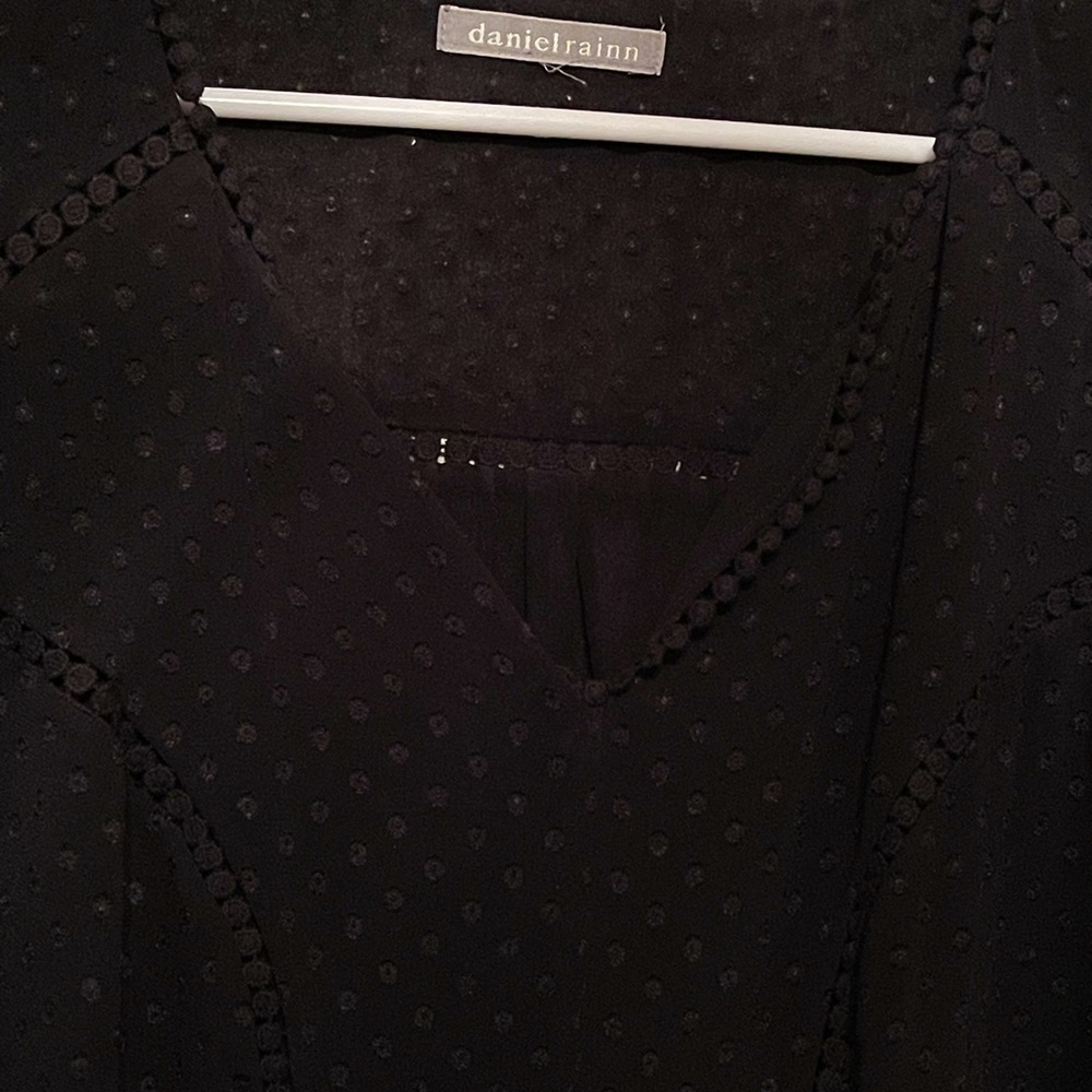 Daniel Rainn black blouse.